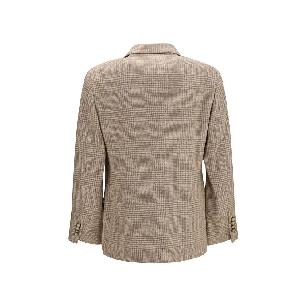 Brunello Cucinelli Sample Sale | Brunello Cucinelli Beige Cotton Blazer - | Designer outlet