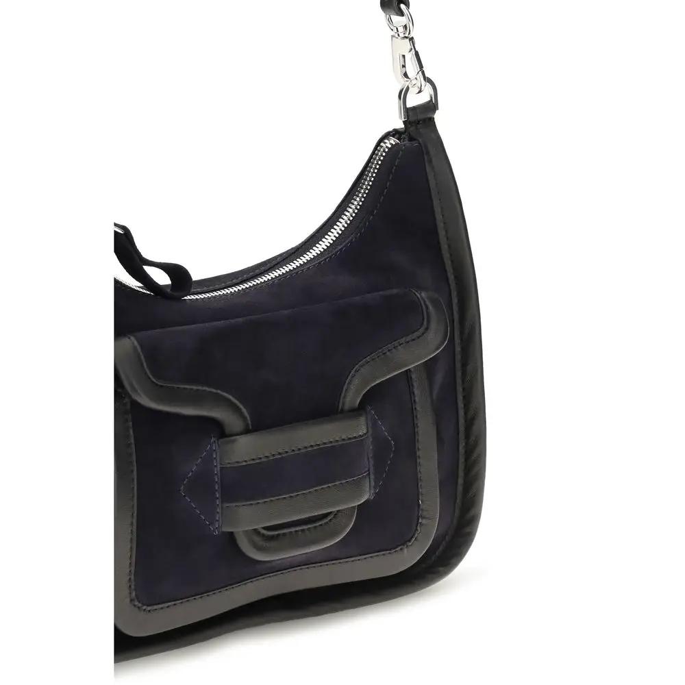 Pierre Hardy Sample Sale | Pierre Hardy Black Calf Leather Bos Taurus Shoulder Bag - | Designer outlet