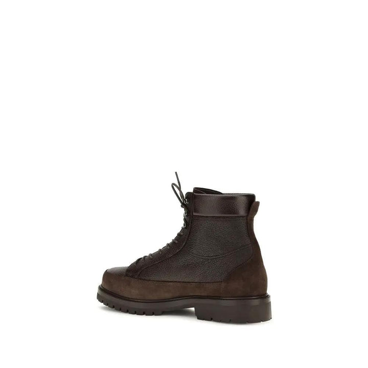 Brunello Cucinelli Sample Sale | Brunello Cucinelli Brown Deer Lace-Up Boots - | Designer outlet