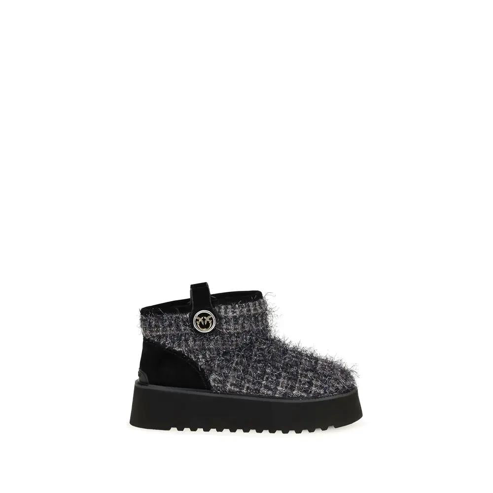 PINKO Sample Sale | PINKO Black Fabric Ankle Boots - | Designer outlet