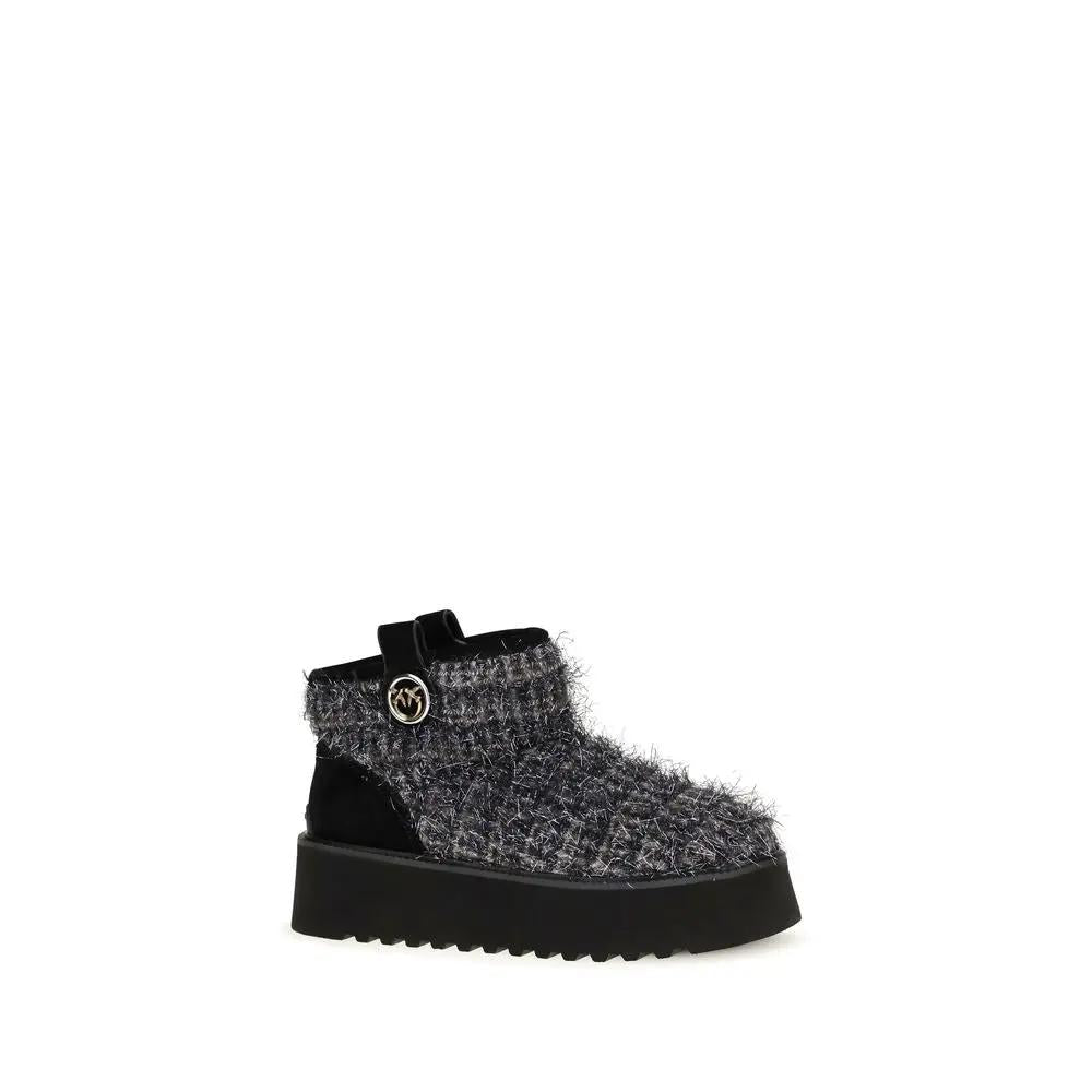 PINKO Sample Sale | PINKO Black Fabric Ankle Boots - | Designer outlet