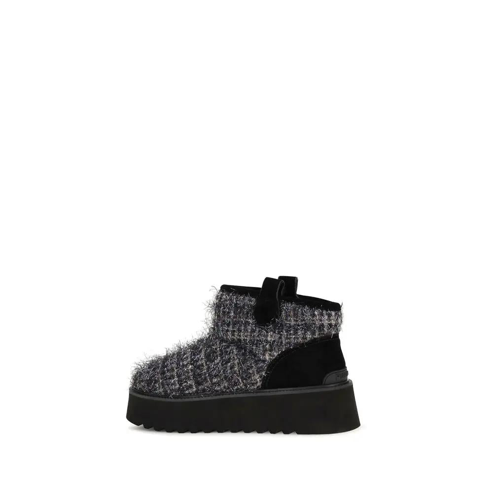 PINKO Sample Sale | PINKO Black Fabric Ankle Boots - | Designer outlet