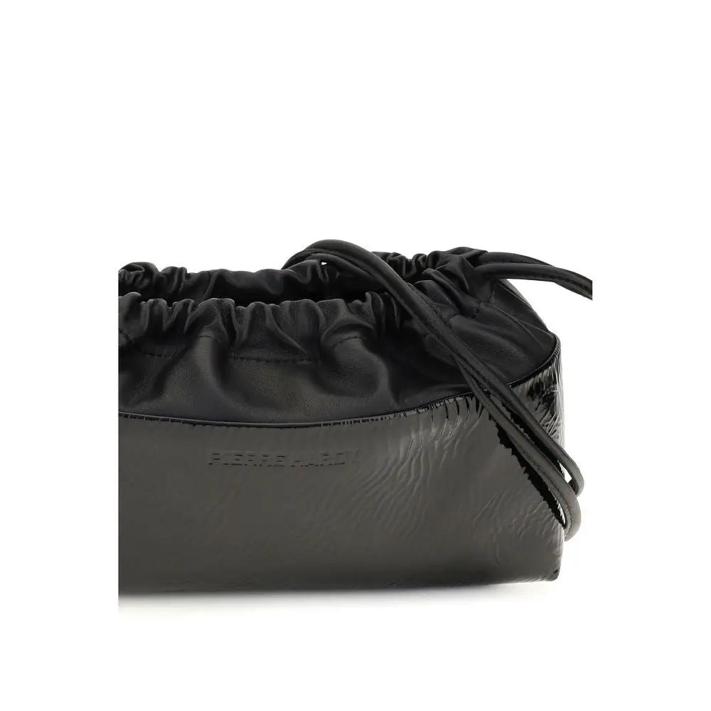 Pierre Hardy Sample Sale | Pierre Hardy Black Calf Leather Bos Taurus Shoulder Bag - | Designer outlet