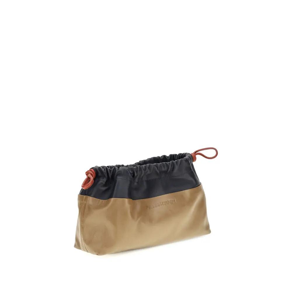 Pierre Hardy Sample Sale | Pierre Hardy Beige Calf Leather Bos Taurus Shoulder Bag - | Designer outlet