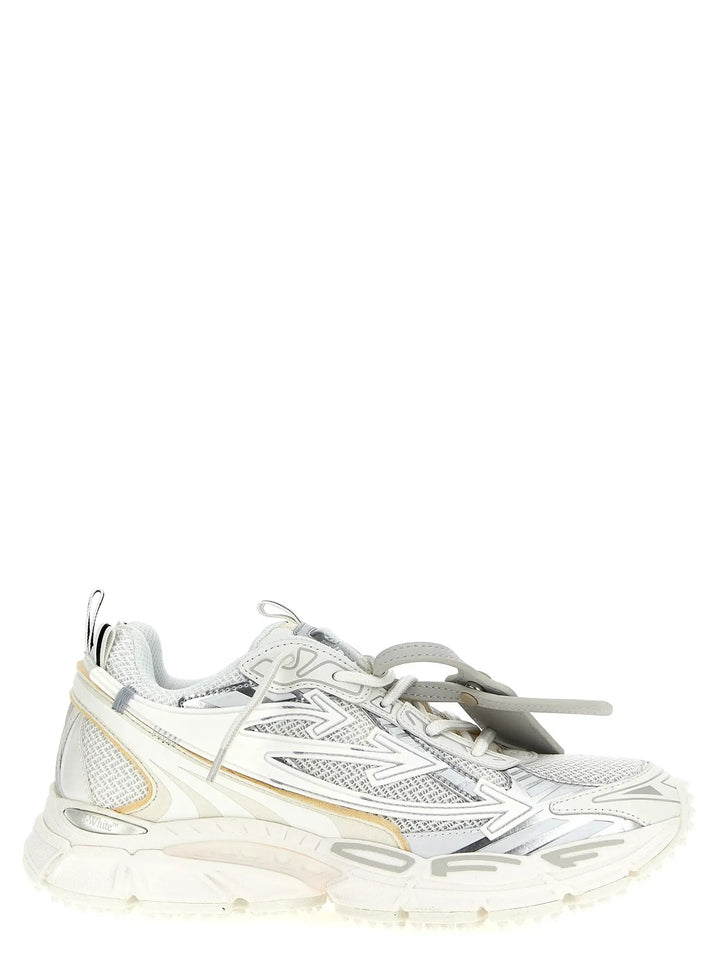 Off-White Sample Sale | Off-White White Polyethylene Athletic Sneakers - | Designer outlet