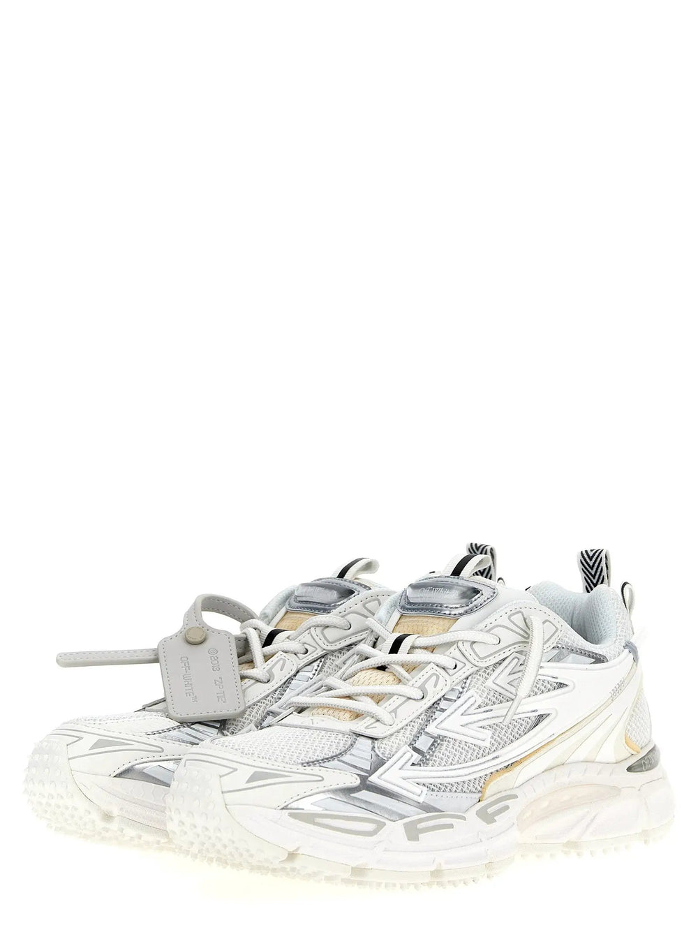 Off-White Sample Sale | Off-White White Polyethylene Athletic Sneakers - | Designer outlet