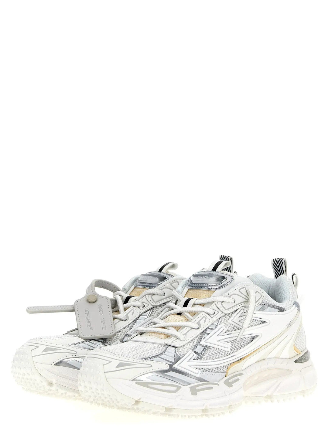 Off-White Sample Sale | Off-White White Polyethylene Athletic Sneakers - | Designer outlet