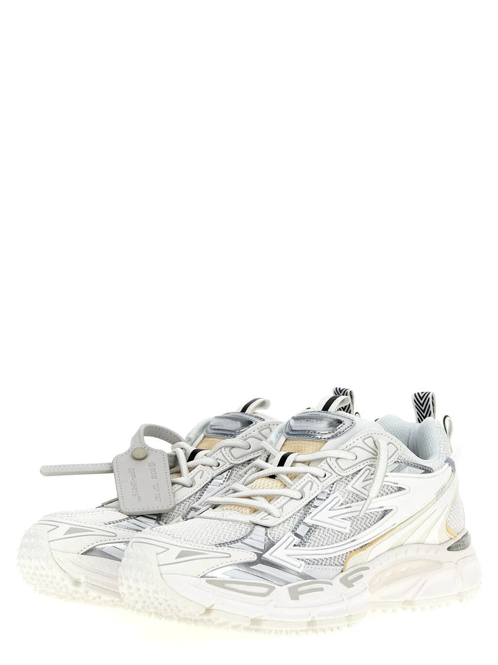 Off-White Sample Sale | Off-White White Polyethylene Athletic Sneakers - | Designer outlet