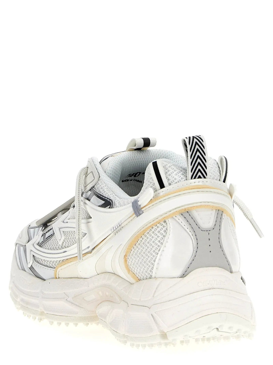 Off-White Sample Sale | Off-White White Polyethylene Athletic Sneakers - | Designer outlet