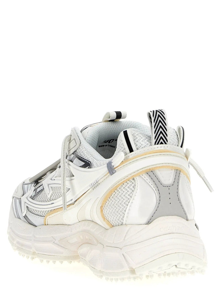 Off-White Sample Sale | Off-White White Polyethylene Athletic Sneakers - | Designer outlet