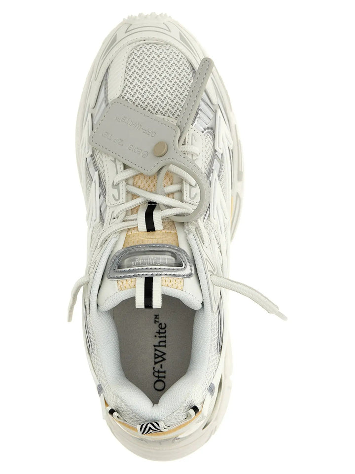 Off-White Sample Sale | Off-White White Polyethylene Athletic Sneakers - | Designer outlet