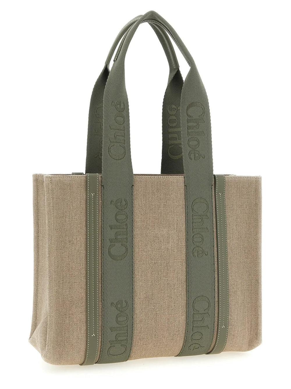 Chloé Sample Sale | Chloé Bicolor Linen Tote Bag - | Designer outlet