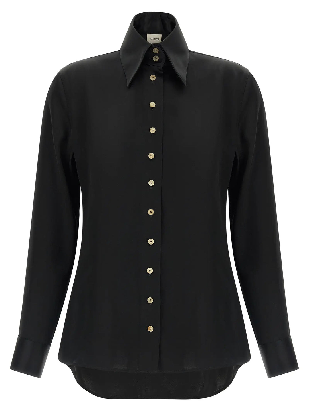Khaite Black Acetate Blouse