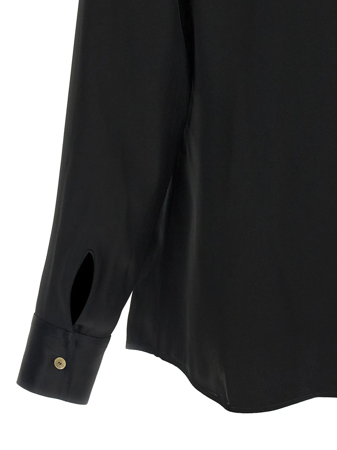 Khaite Black Acetate Blouse