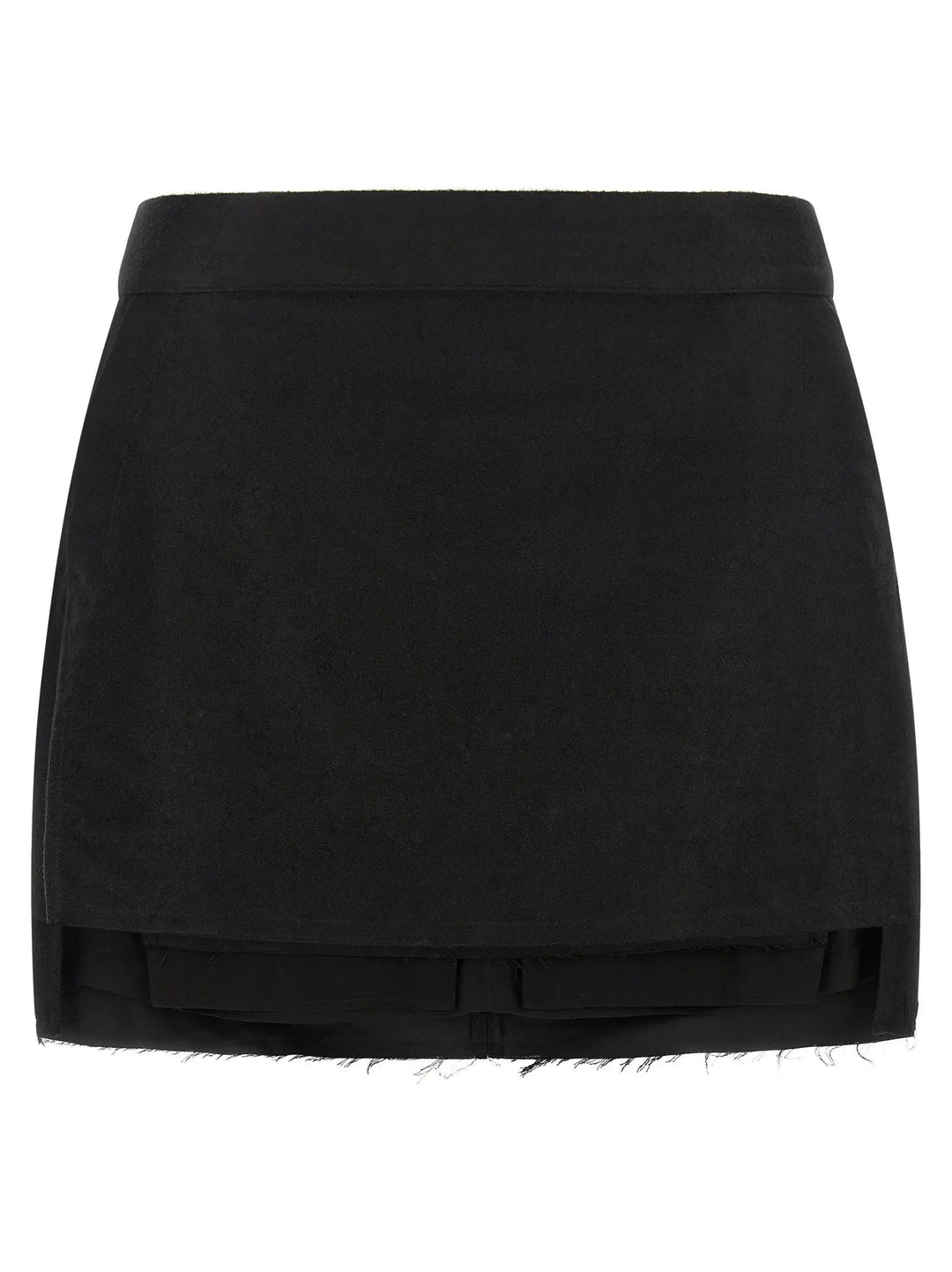 Rick Owens Sample Sale | Rick Owens Black Ramie Long Skirt - | Designer outlet