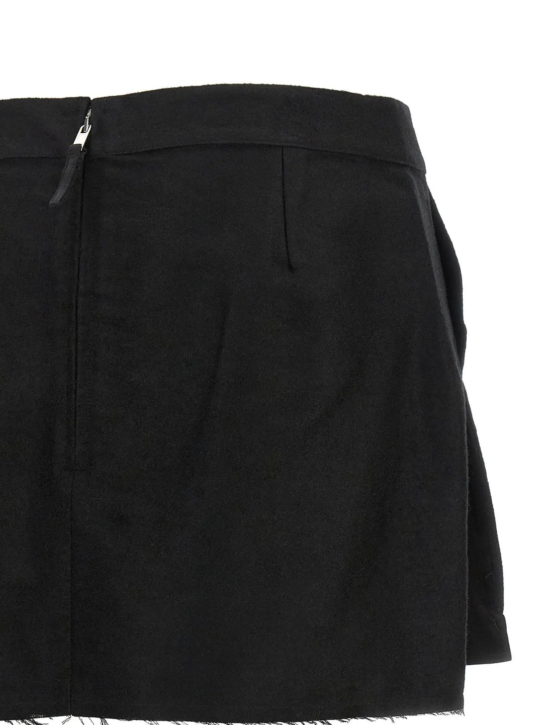 Rick Owens Sample Sale | Rick Owens Black Ramie Long Skirt - | Designer outlet