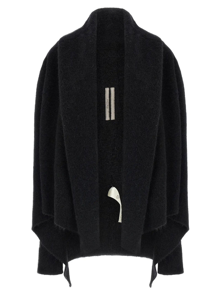 Rick Owens Sample Sale | Rick Owens Black Marabou Cardigan - | Designer outlet