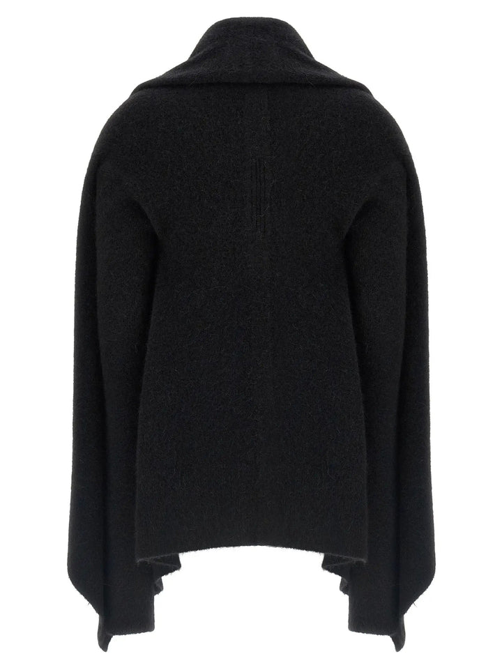 Rick Owens Sample Sale | Rick Owens Black Marabou Cardigan - | Designer outlet