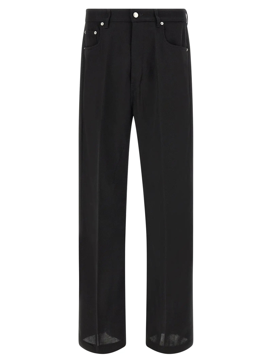 Rick Owens Sample Sale | Rick Owens Black Cotton Relaxed Fit Jeans - | Designer outlet