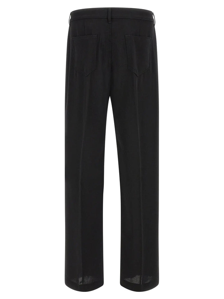 Rick Owens Sample Sale | Rick Owens Black Cotton Relaxed Fit Jeans - | Designer outlet
