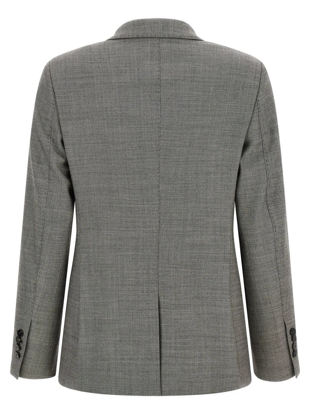 Alberto Biani Gray Wool Blazer