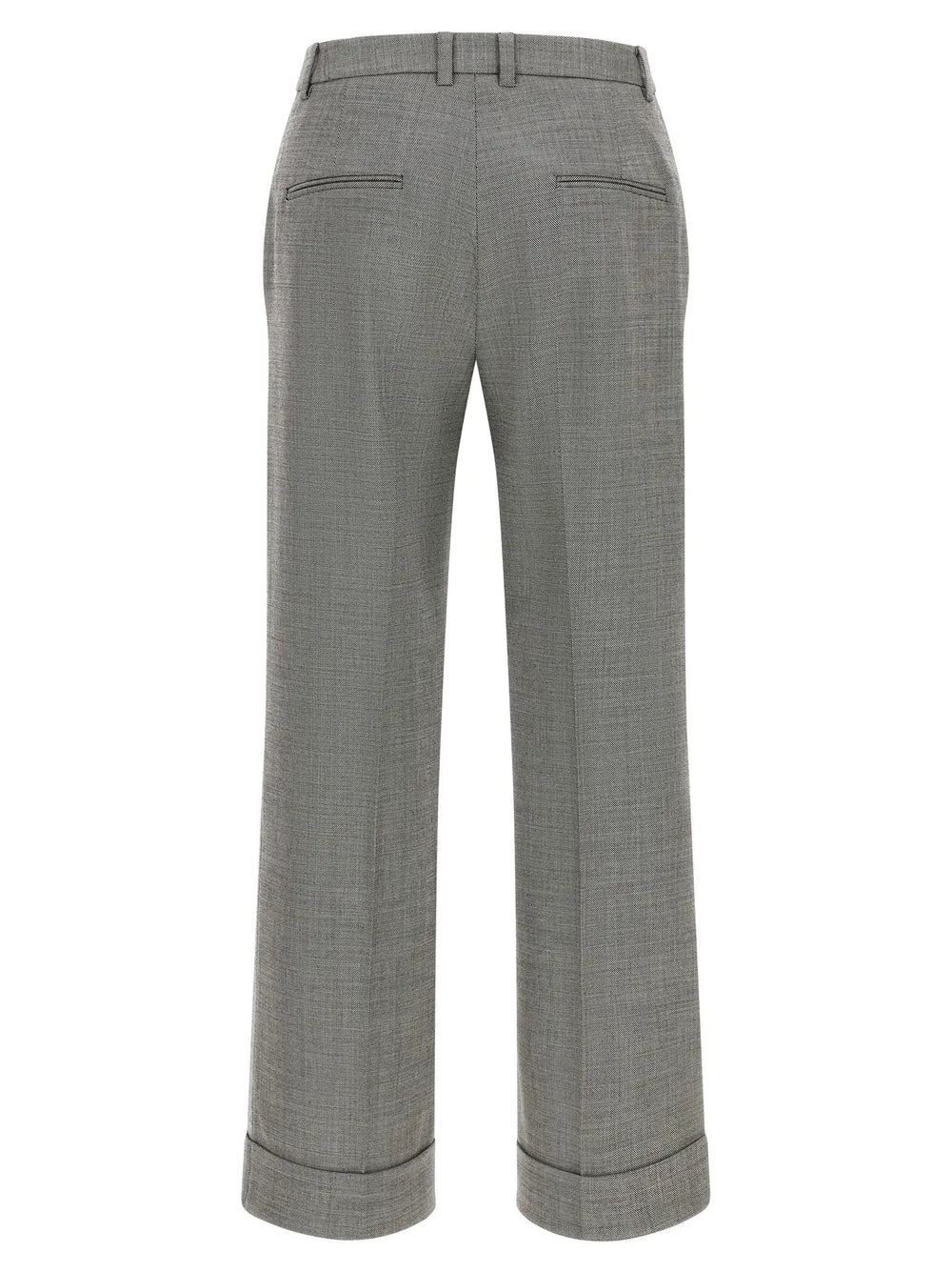 Alberto Biani Sample Sale | Alberto Biani Gray Wool Flared Pants - | Designer outlet