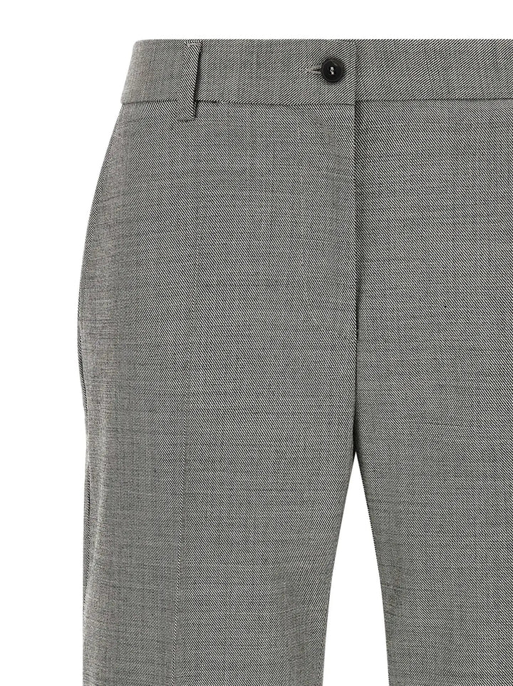 Alberto Biani Gray Wool Flared Pants