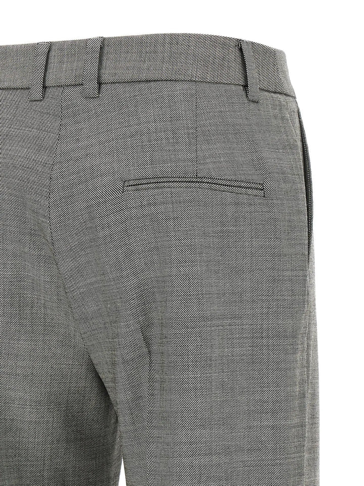 Alberto Biani Gray Wool Flared Pants
