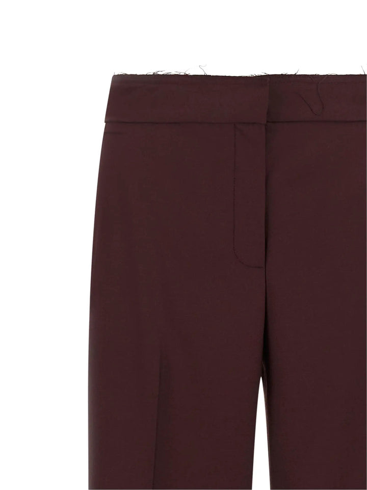Gianluca Capannolo Purple Polyester Pants