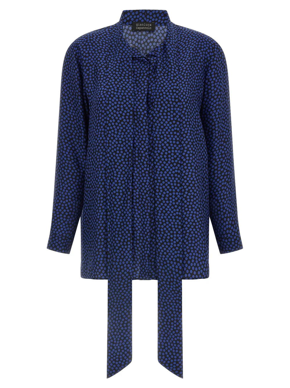 Gianluca Capannolo Sample Sale | Gianluca Capannolo Blue Silk Blouse - | Designer outlet