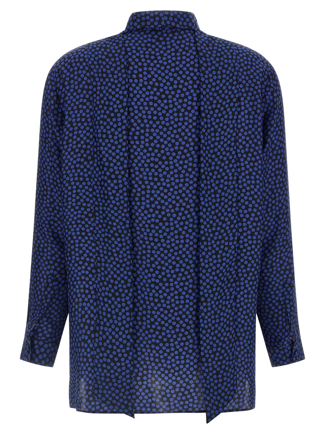 Gianluca Capannolo Blue Silk Blouse
