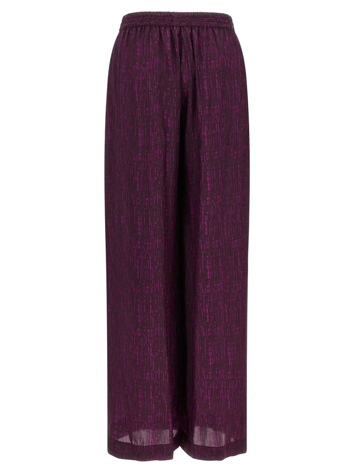 Gianluca Capannolo Purple Viscose Casual Pants
