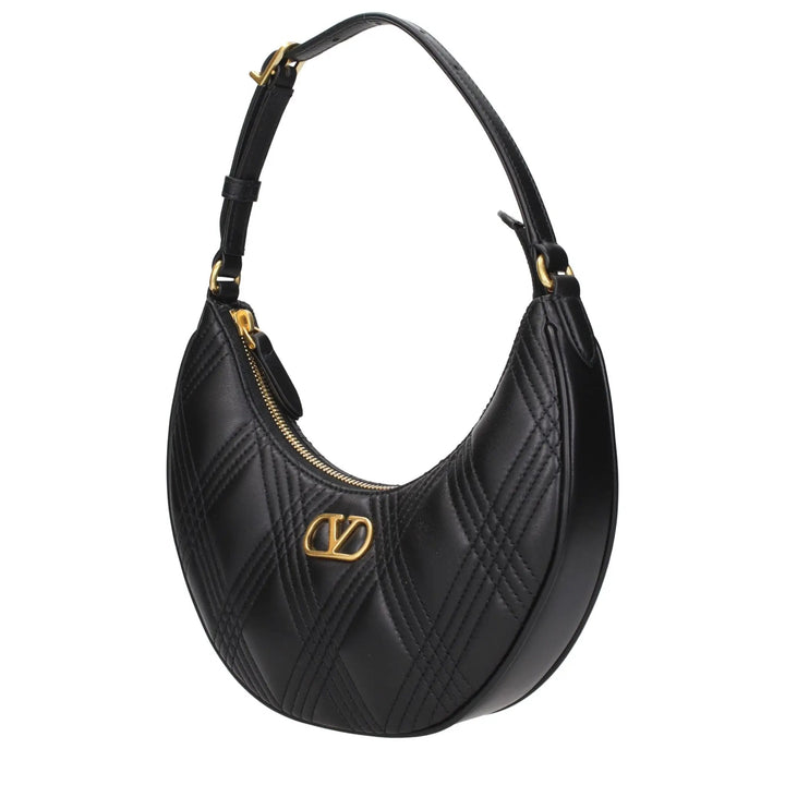 Valentino Garavani Sample Sale | Valentino Garavani Black Leather Shoulder Bag - | Designer outlet