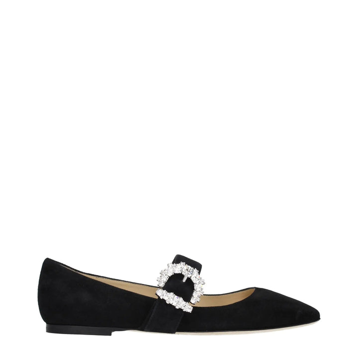 Jimmy Choo Sample Sale | Jimmy Choo Black Leather Ballet Flats - | Designer outlet