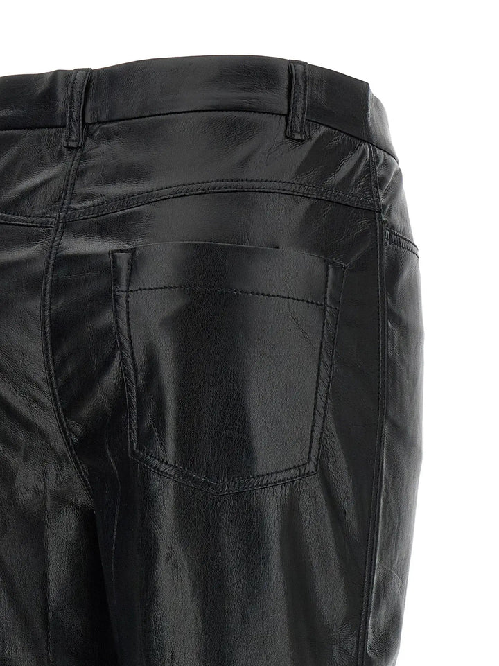The Andamane Sample Sale | The Andamane Black Polyester Casual Pants - | Designer outlet