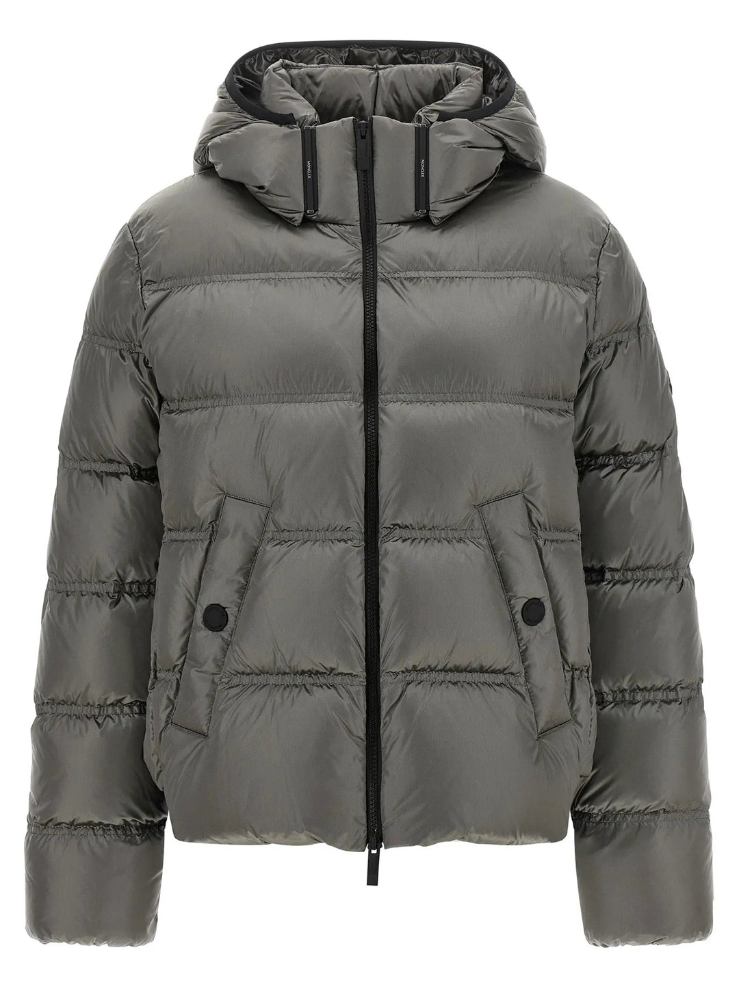 Moncler Sample Sale | Moncler Gray Polyamide Full-Length Jacket - | Designer outlet