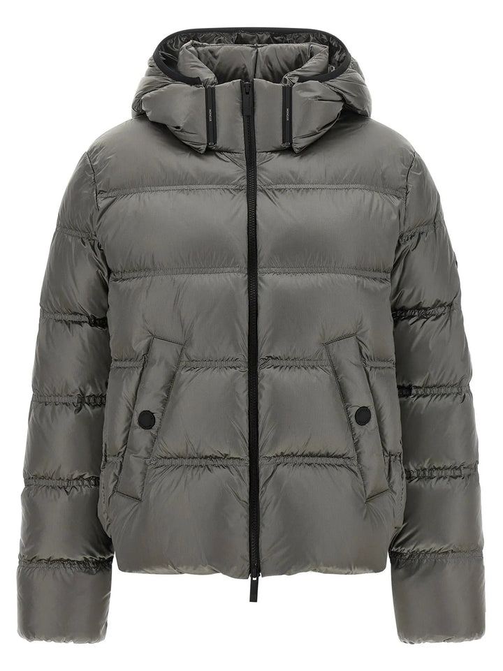 Moncler Sample Sale | Moncler Gray Polyamide Full-Length Jacket - | Designer outlet