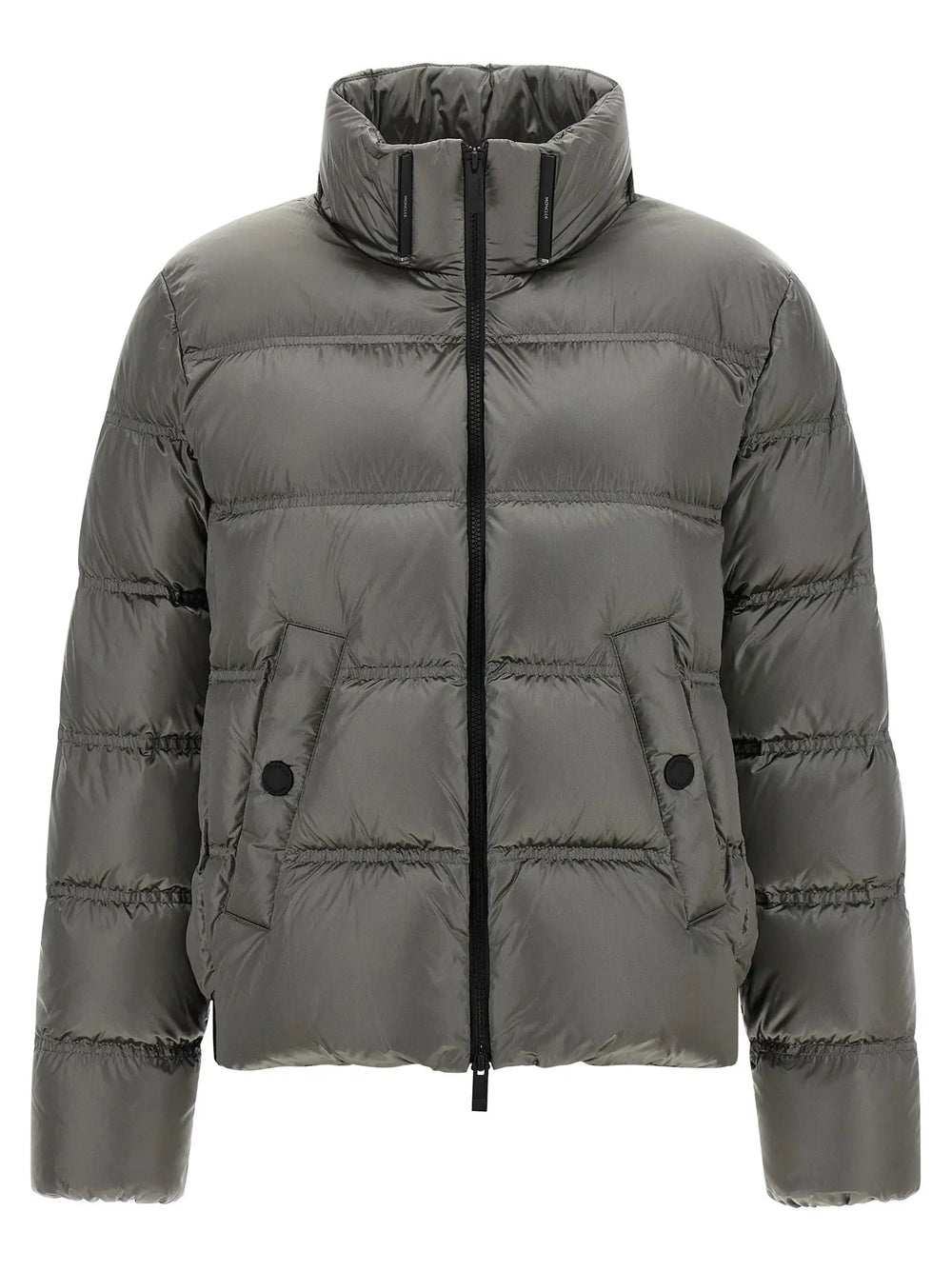 Moncler Sample Sale | Moncler Gray Polyamide Full-Length Jacket - | Designer outlet