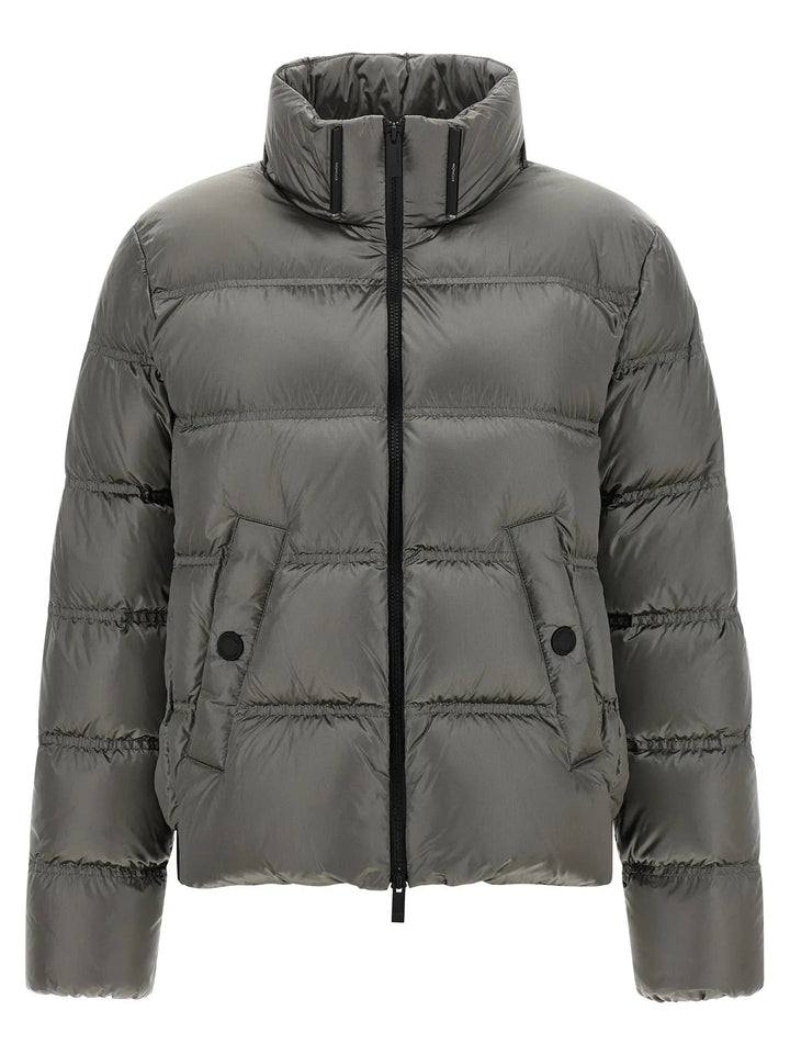 Moncler Sample Sale | Moncler Gray Polyamide Full-Length Jacket - | Designer outlet