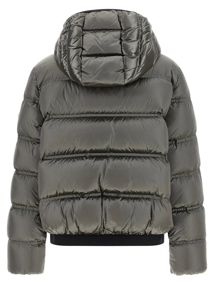 Moncler Sample Sale | Moncler Gray Polyamide Full-Length Jacket - | Designer outlet