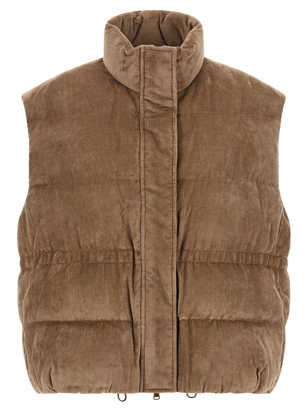 Brunello Cucinelli Sample Sale | Brunello Cucinelli Beige Viscose Sleeveless Jacket - | Designer outlet