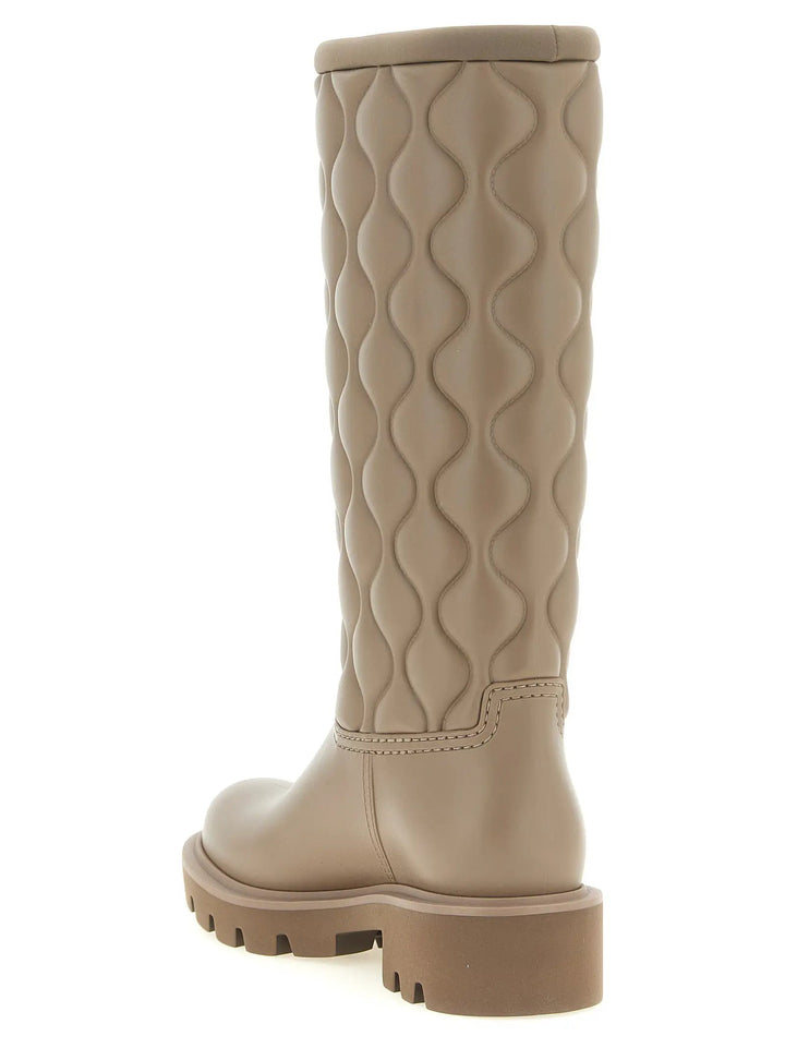 Moncler Sample Sale | Moncler Beige Pvc Over The Knee - | Designer outlet