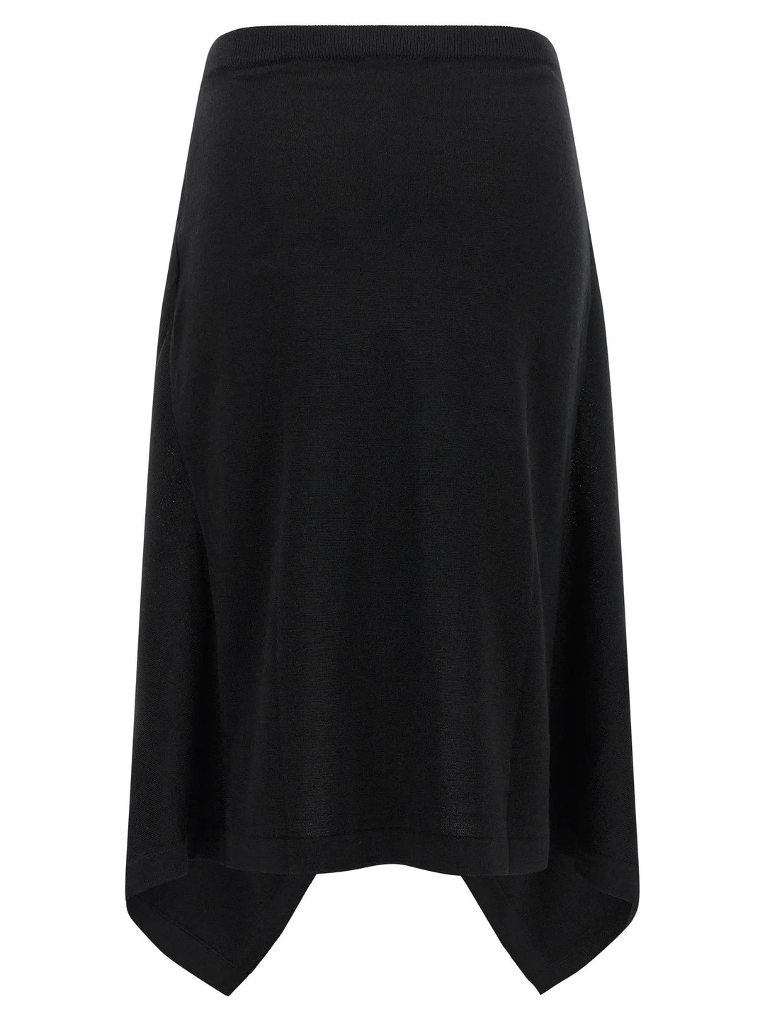 Lemaire Sample Sale | Lemaire Black Wool Midi Skirt - | Designer outlet