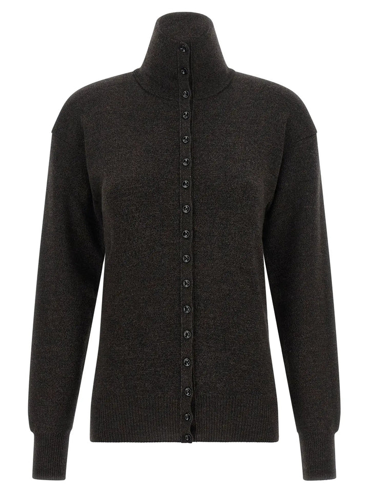 Lemaire Sample Sale | Lemaire Brown Wool Cardigan - | Designer outlet