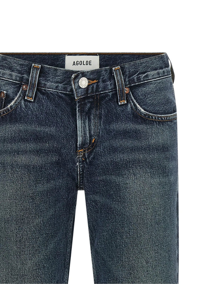 Agolde Sample Sale | Agolde Blue Cotton Bootcut Jeans - | Designer outlet