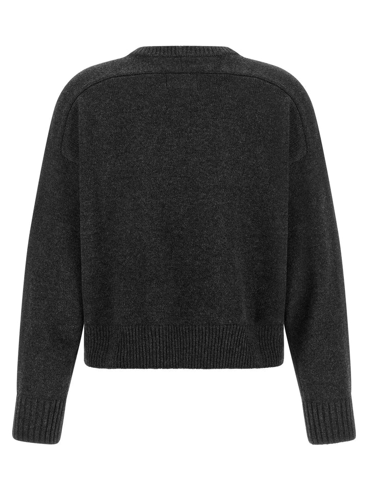 Loulou De Saison Sample Sale | Loulou De Saison Gray Wool Cardigan - | Designer outlet
