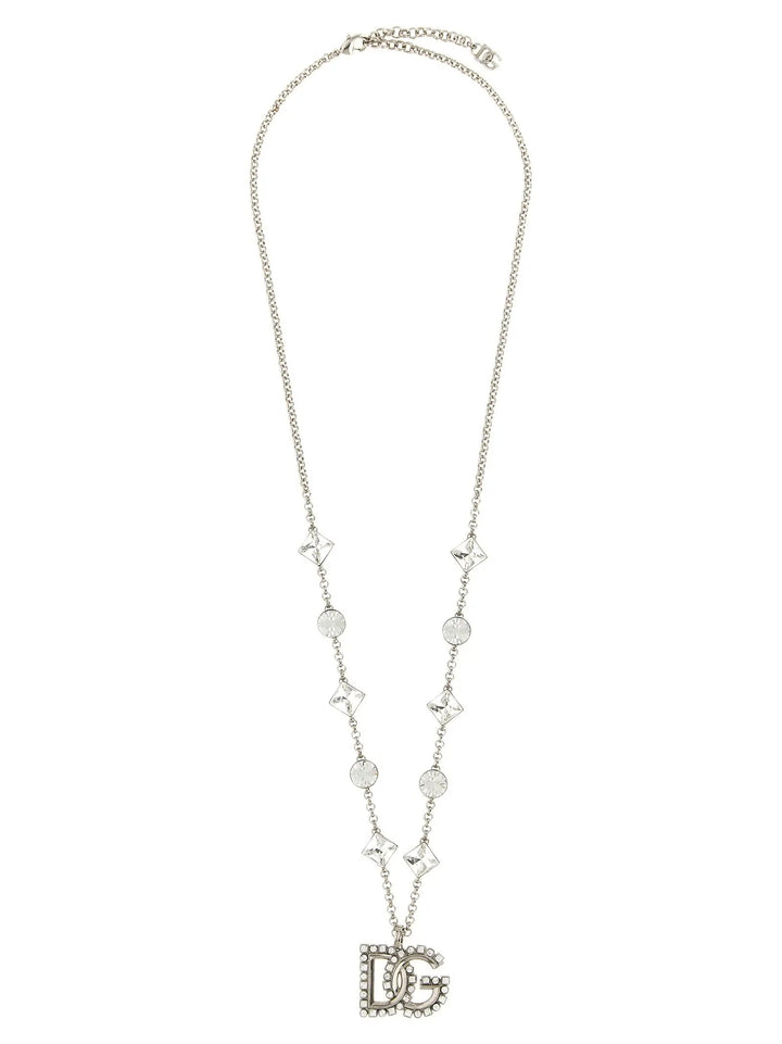 Dolce &amp; Gabbana Sample Sale | Dolce &amp; Gabbana Silver Brass Necklace - | Designer outlet