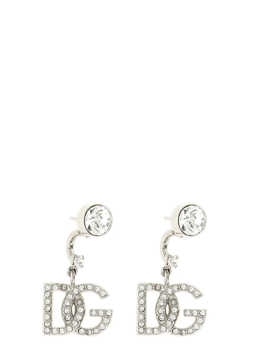 Dolce &amp; Gabbana Sample Sale | Dolce &amp; Gabbana Silver Brass Earrings - | Designer outlet