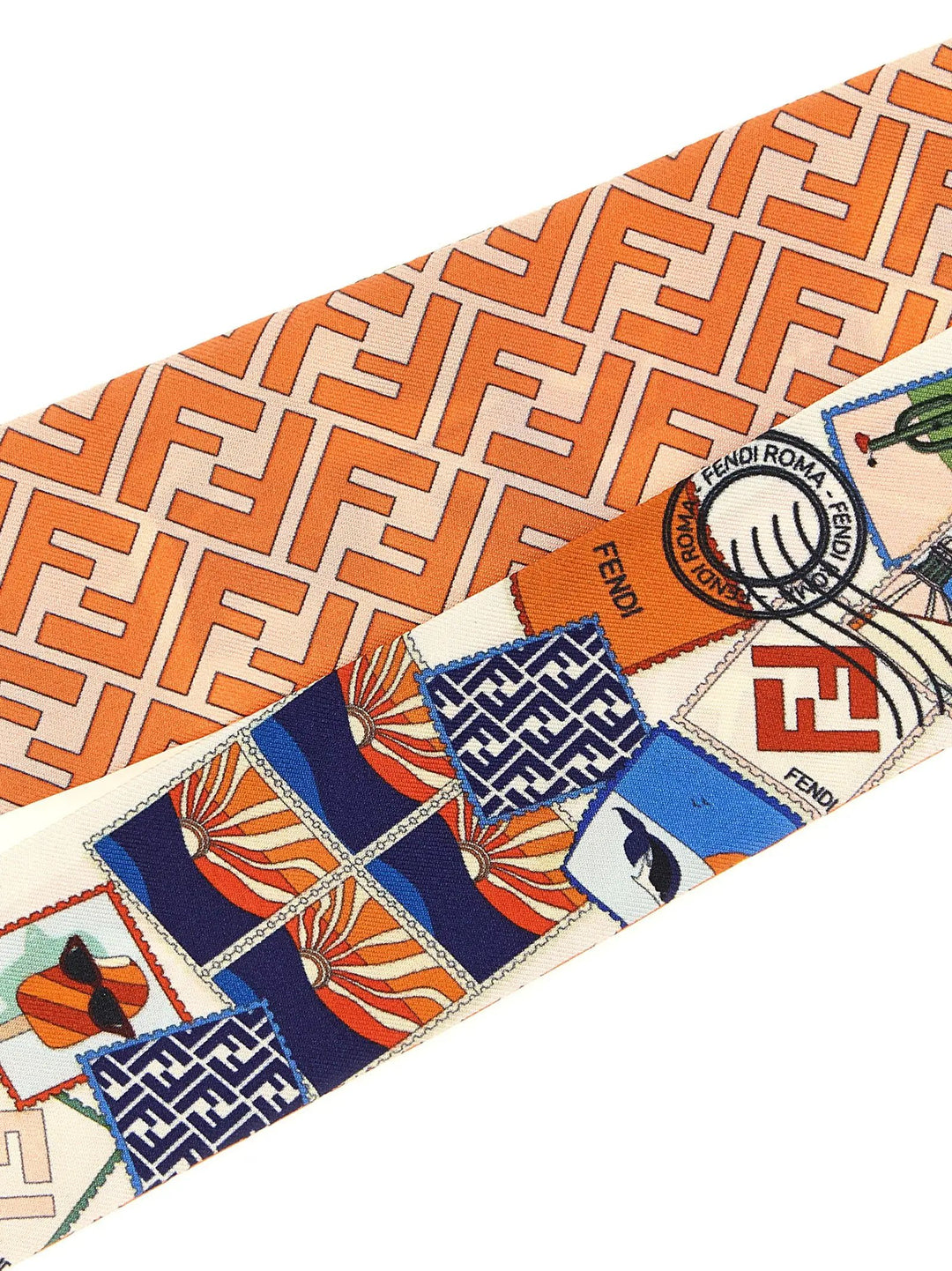 Fendi Sample Sale | Fendi Multicolor Silk Hairband - | Designer outlet