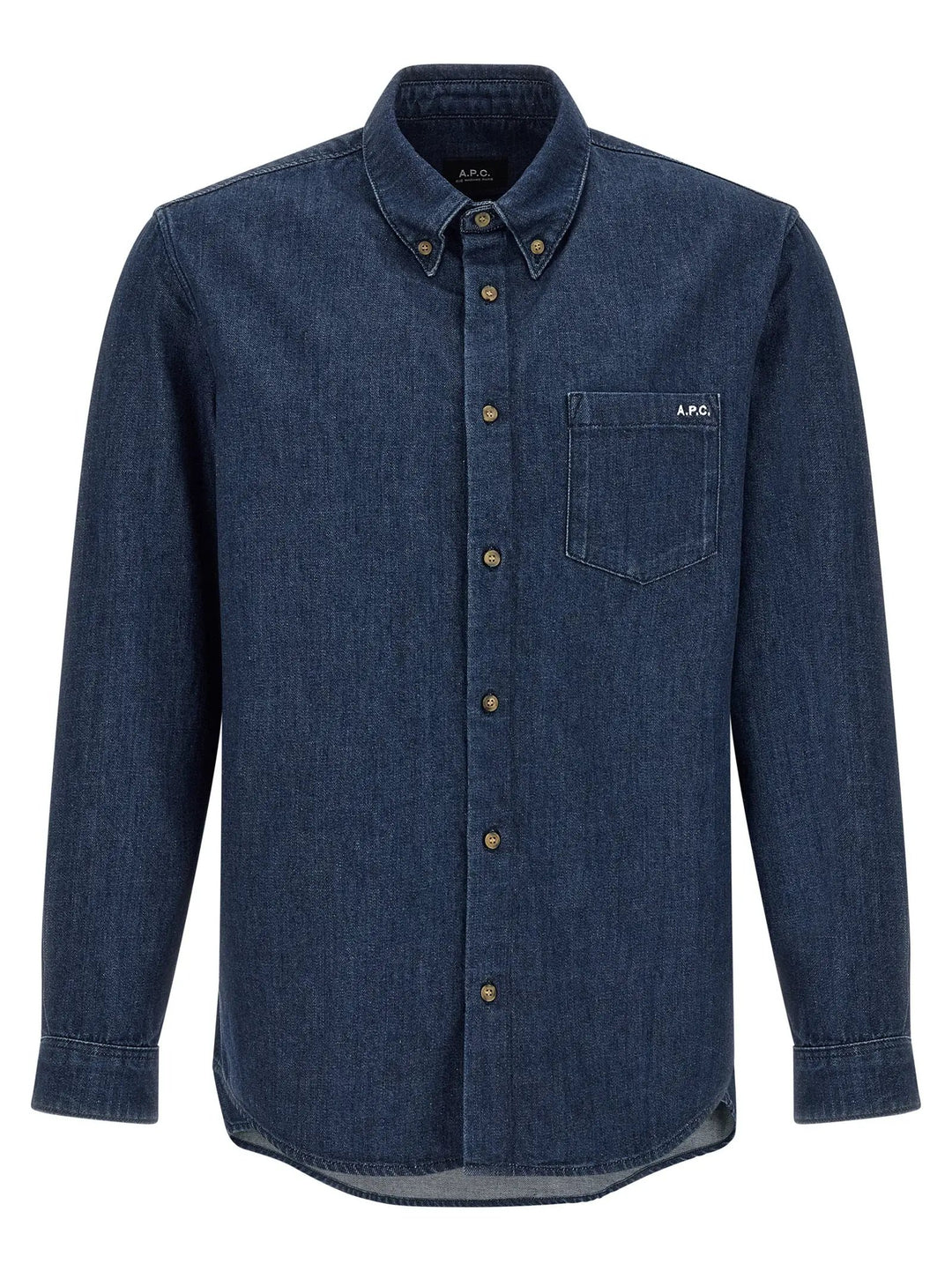 A.P.C. Sample Sale | A.P.C. Blue Cotton Blouse - | Designer outlet